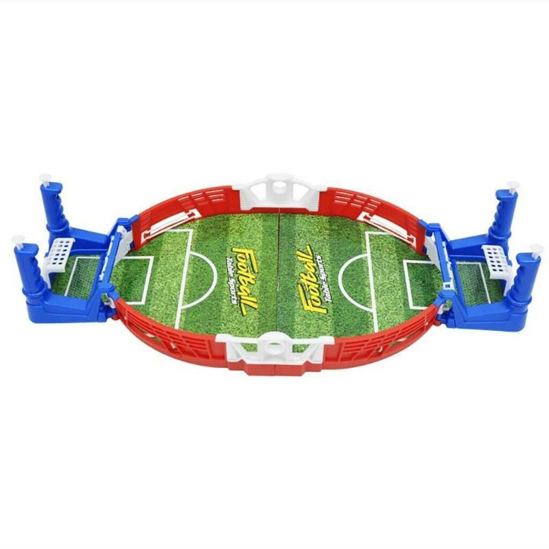 Mini Tabletop FußBall Spiel Schreibtisch Mini Tisch FußBall Arkade Spaß für freundlicher Erwachsene K92D