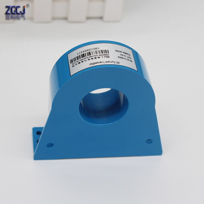 AC 400A 500A 600A Current Transmitter 4-20mA analog signal output ampere transducer large current transformer ampere sensor