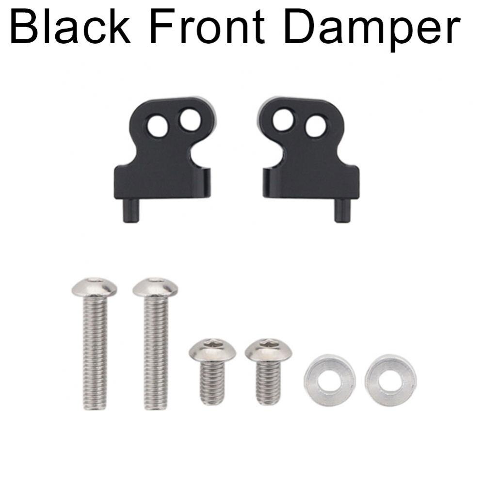 Aluminium Verstelbare Voor Achter Bovenste Demper Shock Mount Voor Rc 1/10 Tamiya CC01 Demper Shock Mount: Black Front Damper