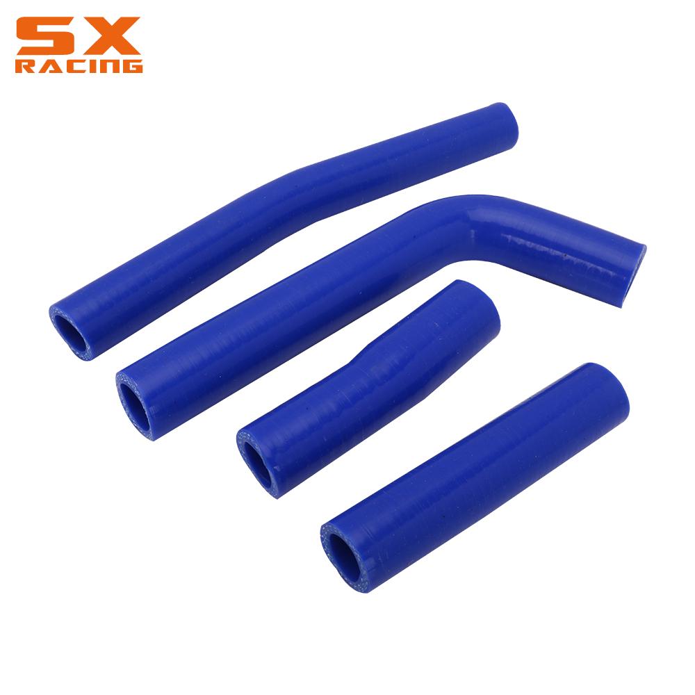 Motorrad Blau Wasser Rohr Silikon Kühler Kühlmittel Schlauch Für YAMAHA WR400F WR426F YZ400F YZ426F WRF YZF 400 426 400F WR YZ F