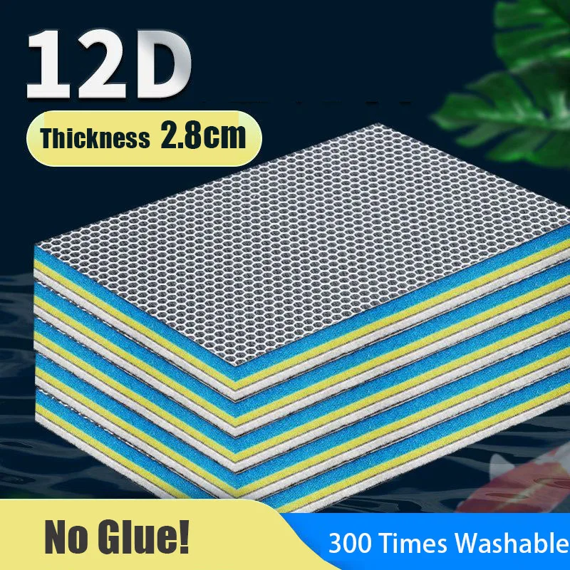 12D 8D Aquarium Filter Schwamm Medien Verbesserte 12-Schichten Kein Kleber Filter Pads Aquarium Abschäumer koi Teich Filter Baumwolle Zubehör