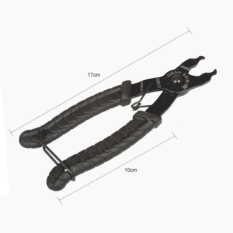 BIKEHAND Bicycle Chain Clamp Quick Link Button Mount Rivet Closure Overhaul Removal Install Plier Bike Repair Service Tool: YC335CO