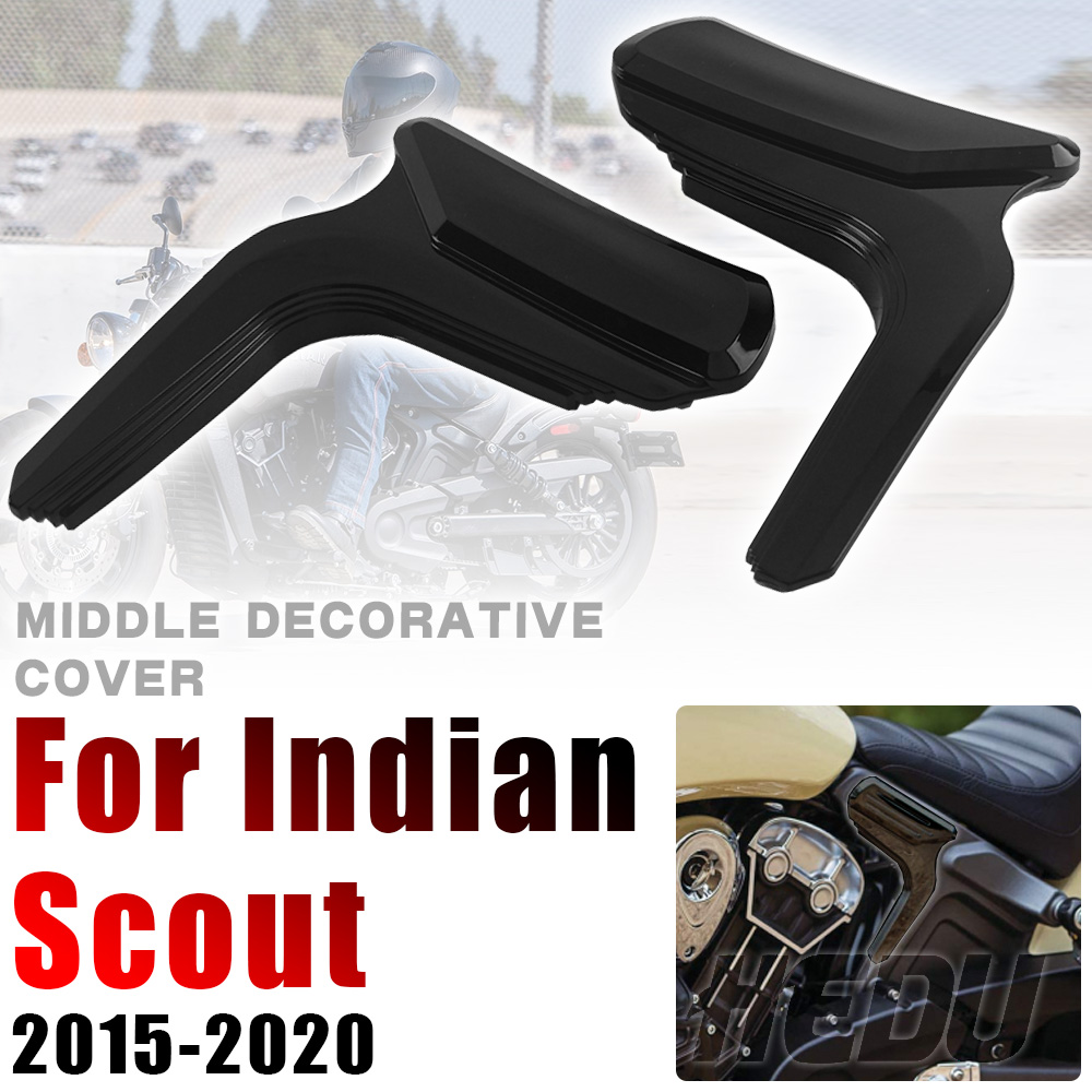 Couverture de cadre central latéral de moto, Accents de cadre, garniture de carénage, boîtier décoratif, Indian Scout Bobber Sixty -2023, 1 paire