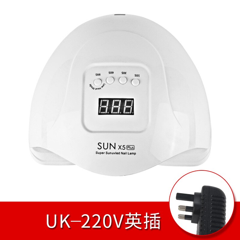 SUN X5 PLUS-lámpara para uñas, lámparas UV de 72W para decoración de uñas, tambor para decoración de uñas, Gel UV LED de espuma, lámpara uv infrarroja