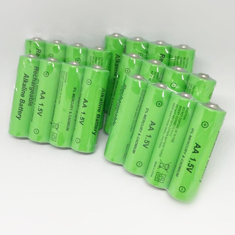 20 Pack Aa Oplaadbare Batterij 3000Mah 1.5V Alkaline Oplaadbare Batterij Voor Led Licht Speelgoed Mp3