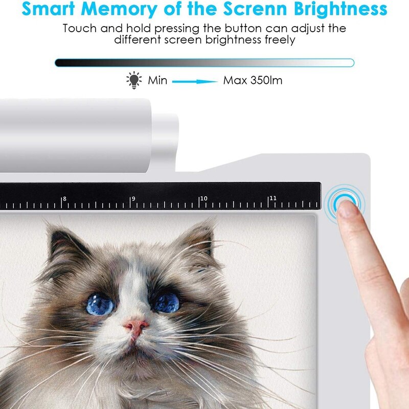 Light Box Drawing A4 Tracing Board Multi-Function Copying Station Battery-Powered USB Powered Copy Board