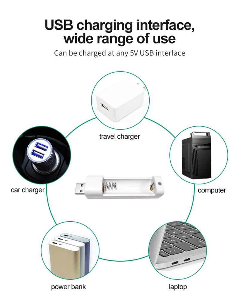 Voxlink Batterij Oplader Voor Aa/Aaa Oplaadbare Batterijen Oplader Voor Afstandsbediening Microfoon Camera Digitale Muis Zaklamp