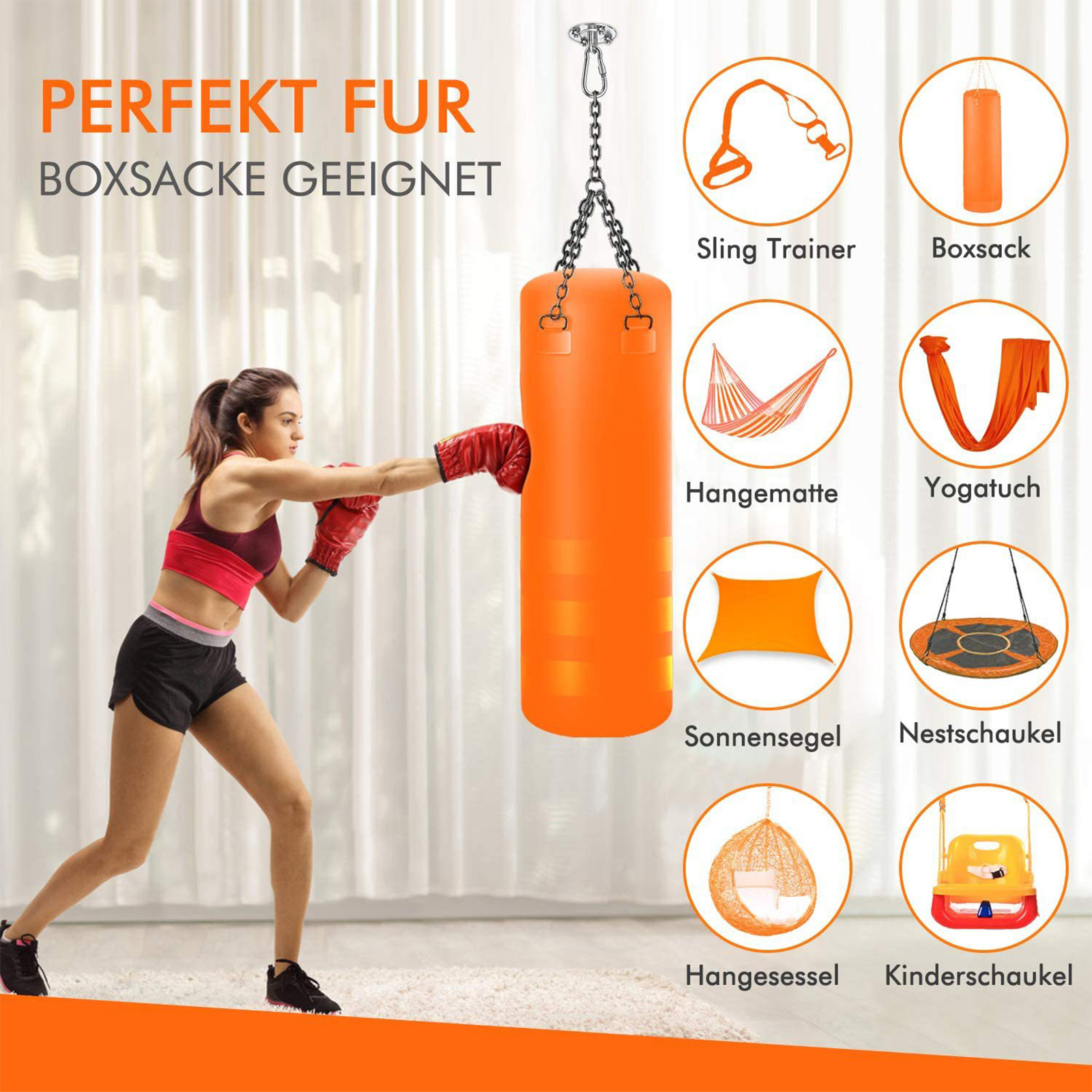 5m Premium Aerial Yoga Hangmat, Aerial Yoga Swing Set, Antigravity