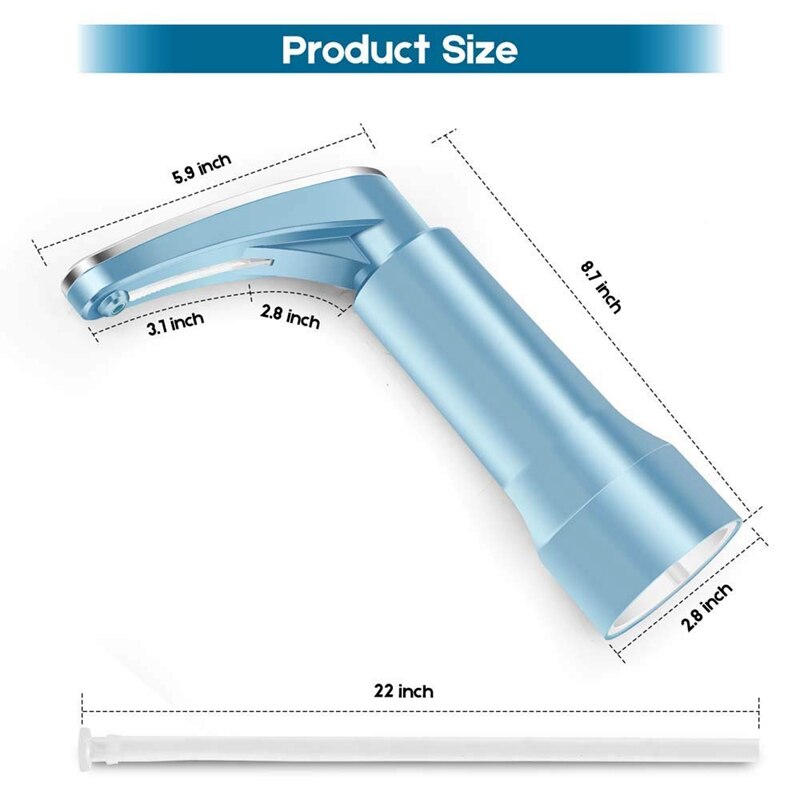 5 Gallon Water Bottle Dispenser,Portable Automatic Drinking Water Jug Dispenser Fits 1 To 5 Gallon Water Pump Usb Charging Water