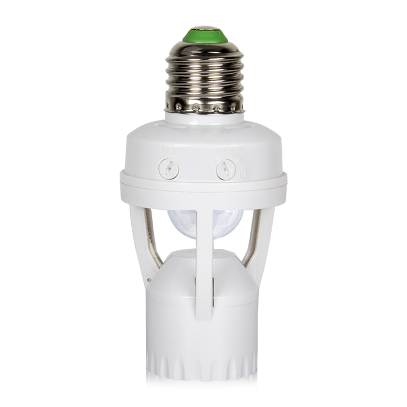 E27 Socket PIR Motion Sensor Lamphouder Licht Controle Infrarood Lampvoet Montage E27 Lamphouder Voor LED Gloeilamp Ampul