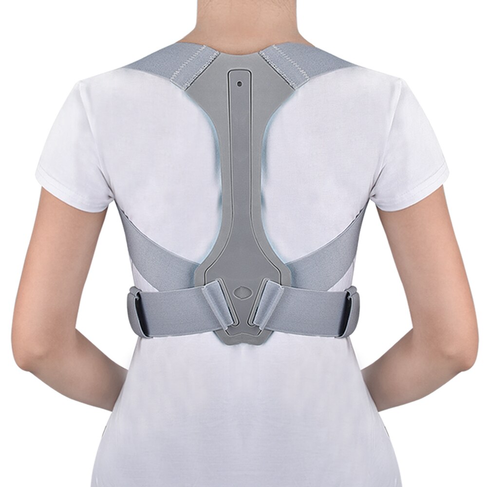 Zilveren Houding Corrector Scoliose Terug Brace Wervelkolom Corset Riem Schouder Ondersteuning Therapie Slechte Houding Correctie Riem Mannen Vrouwen