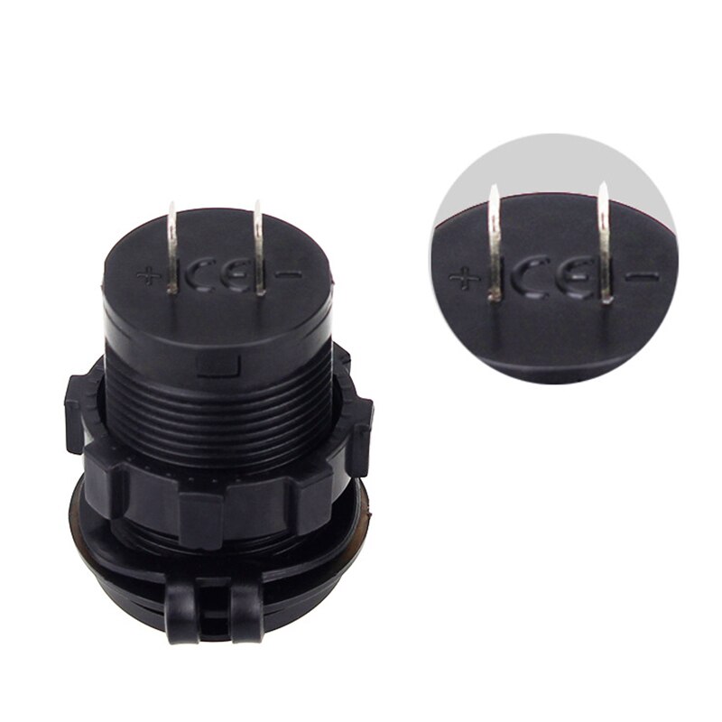 4.2A Car 2 Port Dual USB Charge Adapter Cigarette Lighter Socket LED Voltmeter with Waterproof Cover for DC 12V-24V Cars Vehicle