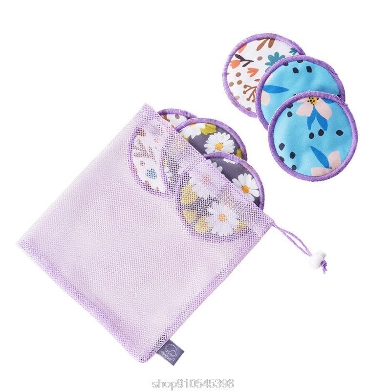 Super Absorptievermogen Bamboe Verpleging Pads Met Waszak Wasbare Feeding Pad Herbruikbare Borst Pads O19 20: C