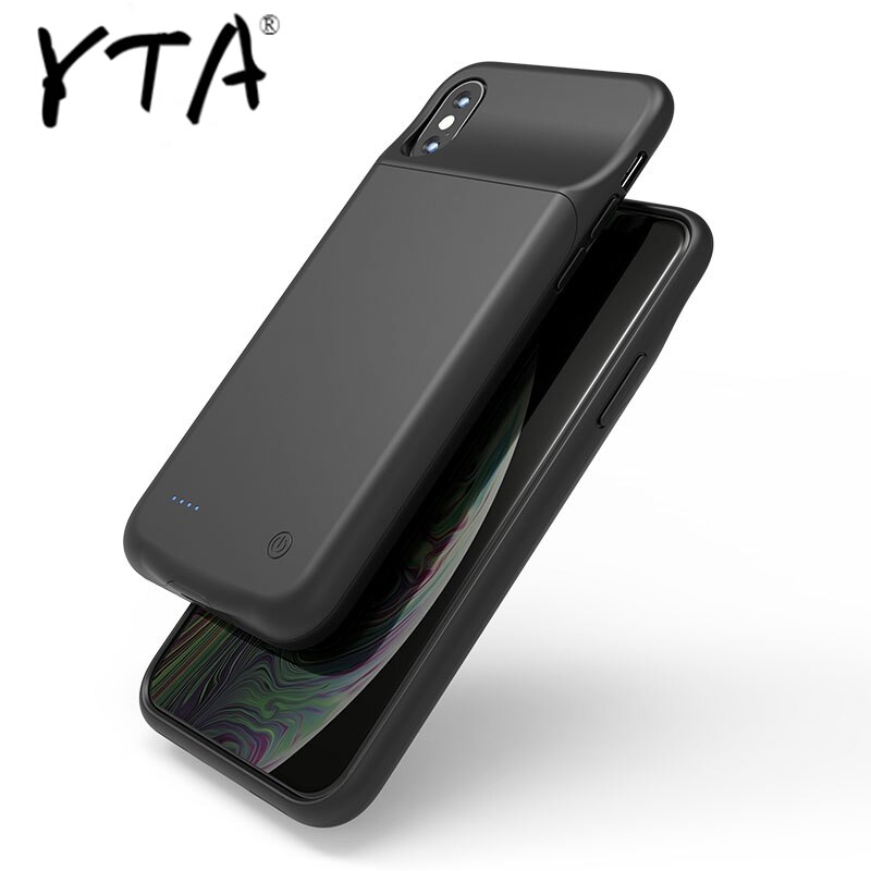 Zurück Pack Batterie Fall Für iPhone 6 7 8 6s Plus X XS Max XR Batterie Ladegerät Fall Power bank Lade Fällen Ladegerät Externe