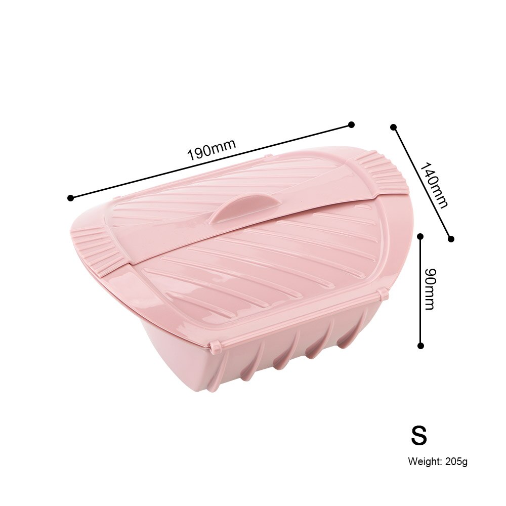 Silicone cozinhado peixe tigela microondas vapor com tampa cozinhar ferramentas de cozinha gadgets: Small