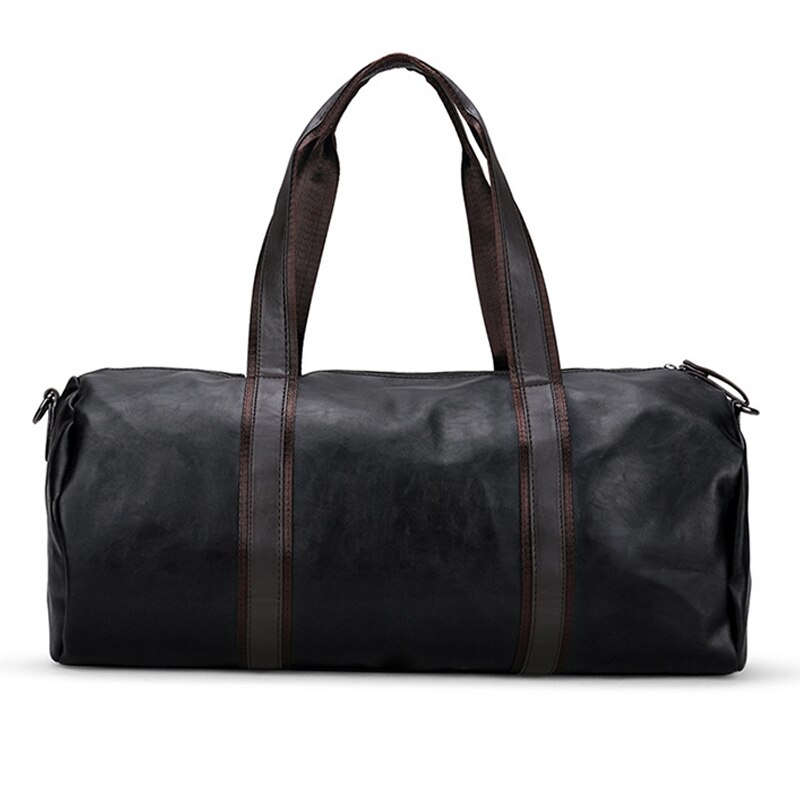 Outdoor sporttassen top pu leer sportschool fitness training schoudertassen heren reistassen crossbody tas heren reistassen