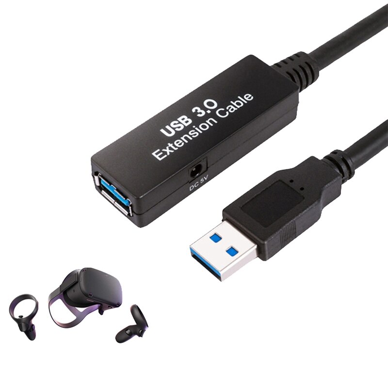USB 3.1 Type C Extension Cable - 5 Meter - Signal Booster - Copper Wire - for Computer, Mobile Storage, Camera, TV