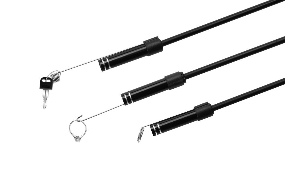3in1 Android USB Typ-C Endoskop Kamera 5,5mm 6 LED Licht HD Foto Video Wasserdichte Inspektion Endoskop 20A # LR4