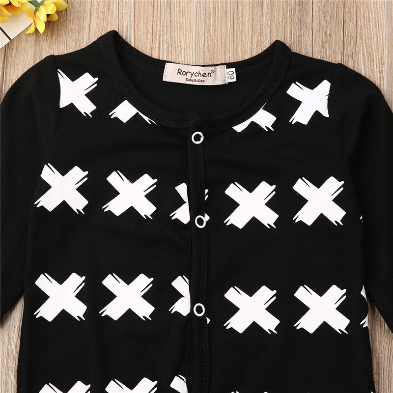 Neugeborenen Baby Footies Kleidung Herbst Baby Jungen Overall Schwarz Auto Druck Langarm Footies Baby Jungen Kleidung Kleinkind Outfit