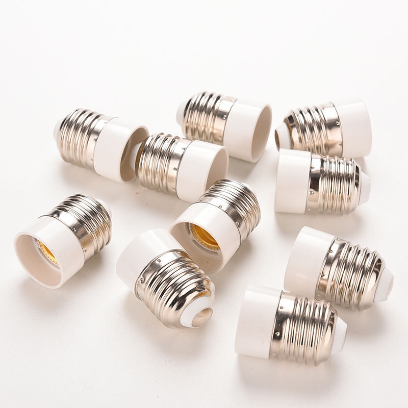 5Pcs Light Bulb Base Type Adapter Fireproof Material E27 To E14 Lamp Holder Converter Socket Conversion