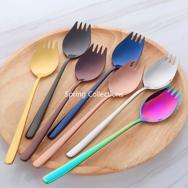 304 Stainless Steel Rainbow Color Steak Knife Western Style Dinner Knives Tableware Set Sharp Cutlery Dinnerware Accessories