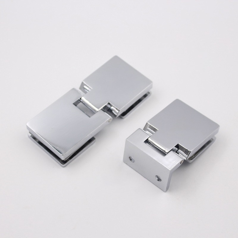 8-10mm Frameless Bracket Wall To Glass Door Hinges Bathroom Shower Door Bracket Wall Mount Door Hinge