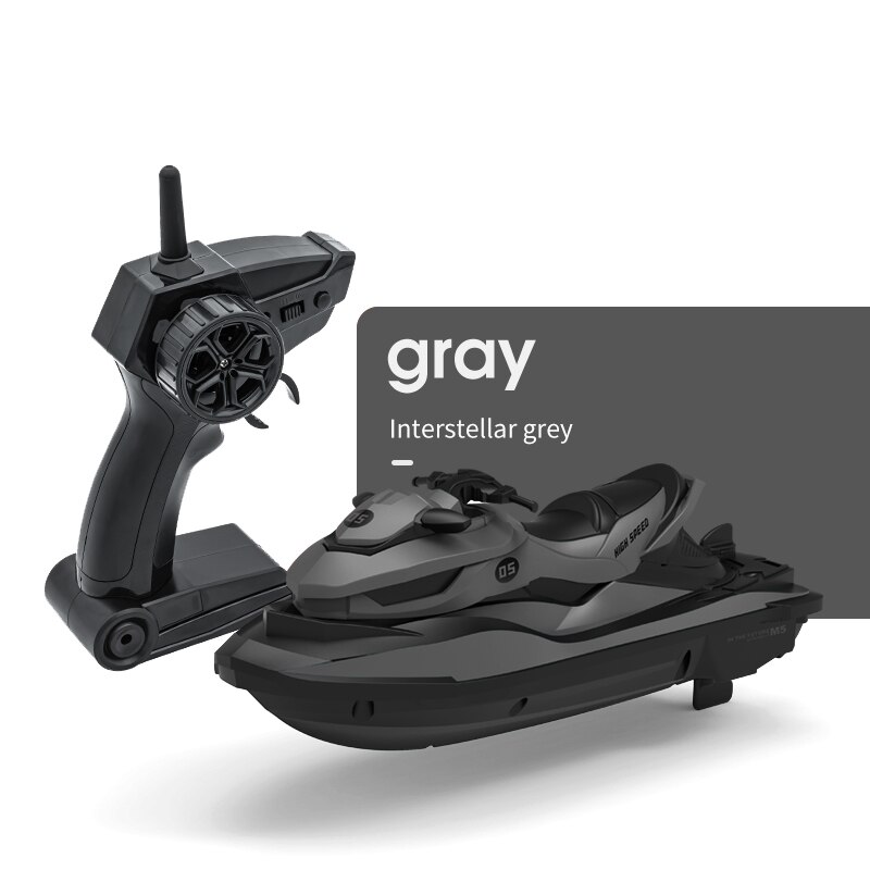 M5 mini rc -båt 2.4g 50 meters fjärrkontrollavstånd sommarvattenstänkande elmotorbåt rc -motorbåt för barn: G