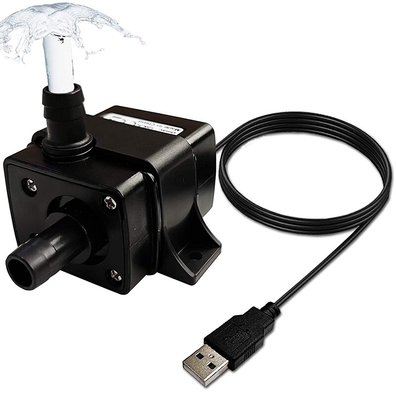 Usb Dompelpomp, Ultrastille Energiebesparende Voor Vijver, Aquarium, Aquarium Fontein, kleine Waterpomp: Default Title