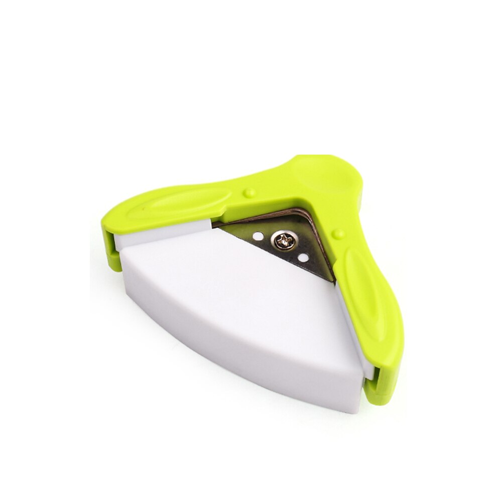 Mini Corner Rounder Puncher Portable Round Corner Trimmer Cutter R5 5mm Border Round Corner Punch Cut Card Photo Paper Stamp: green