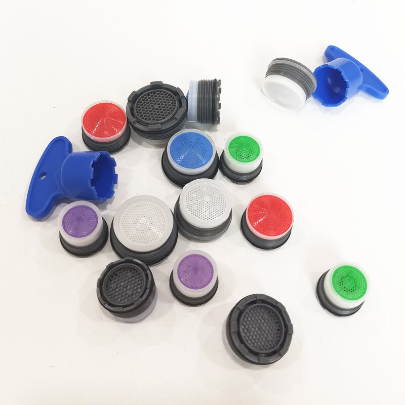 Robinet aérateur caché à filetage mâle, 10 pièces, économie d&#39;eau, 16.5mm 18.5mm 21.5mm 23.5mm, robinet de cuisine à bulles, bassin Public, accessoires