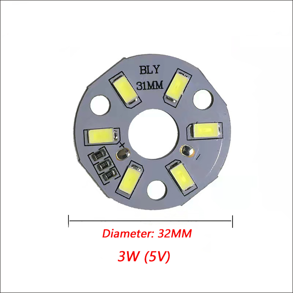 Placa de lámpara LED SMD5730 de 1 piezas, fuente de luz, cuentas de lámpara de un Color, luz blanca cálida, 1 w2w3w5w10w12w: Multicolor / 40 W