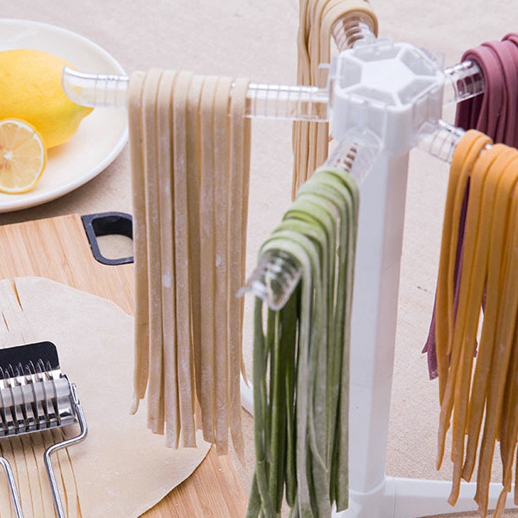Sammenklappeligt pasta tørrestativ spaghetti tørrestativ nudler tørreholder hænge stativ madlavningsværktøj tørrestativ tilbehør