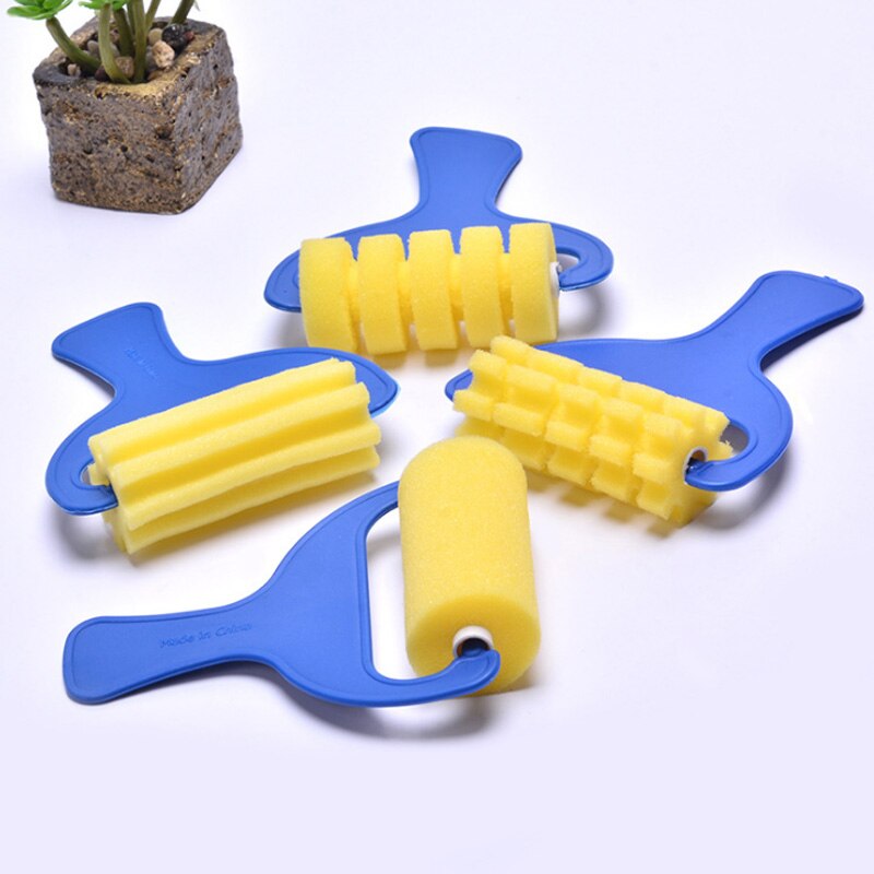 12 pieces / set of children DIY doodle sponge painting tools graffiti art supplies puzzle painting tools Christmas