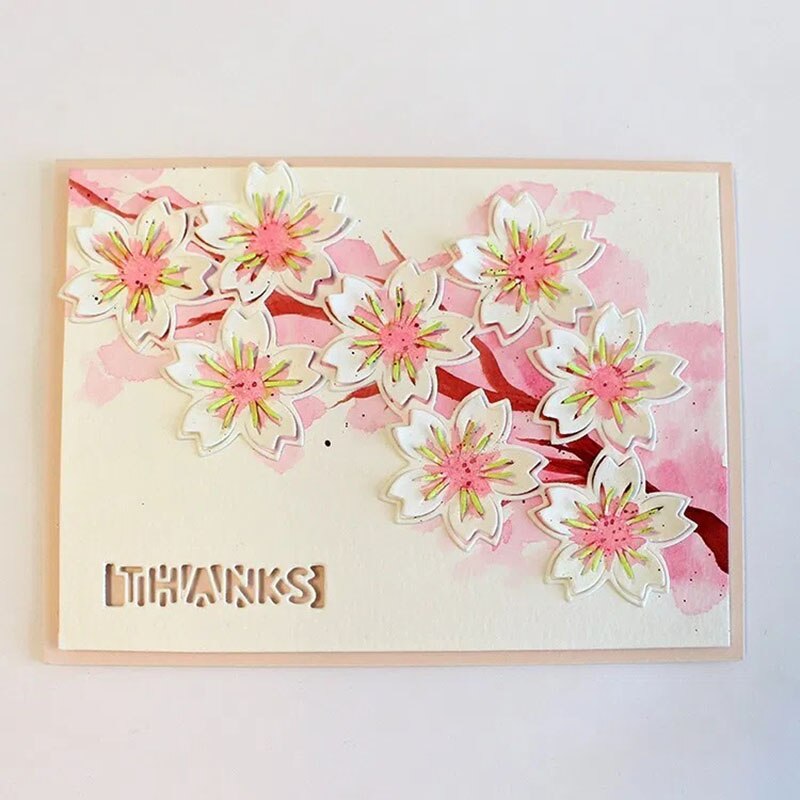 CH Small Flowers Metal Cutting Dies Stencils For Scrapbooking Photo Album Decoration Embossing Paper Card Craft