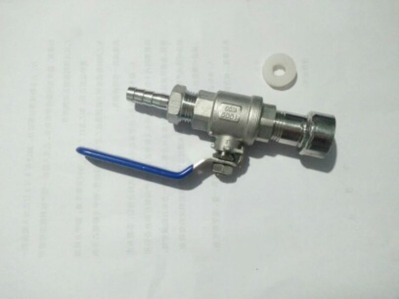 1/2"BSP Stainless Steel homebrew Weldless Kettle ball Valve Kit Ball Valve Homebrew