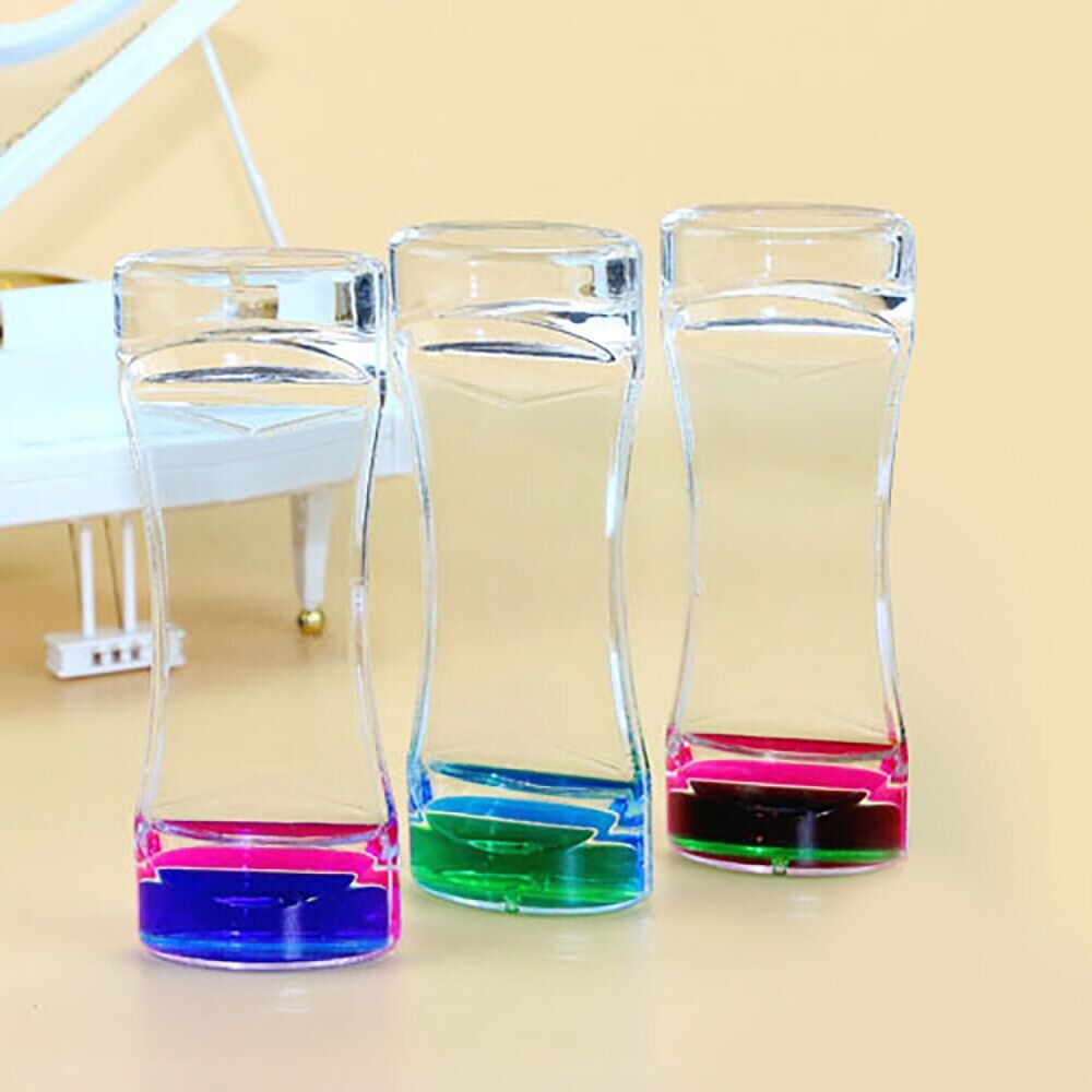 Dynamic Sand Timer Colorful Hourglass Sandglass Sand Clock Timers Liquid Motion Bubber