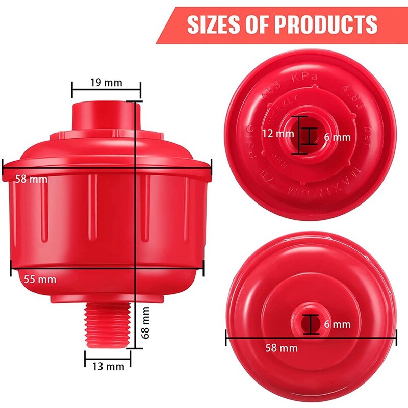 Wegwerp Mini Lucht En Water Filters Wegwerp Spuiten Filter Wervelwind Air Line Filter High Flow Filters 1/ 4 Inch