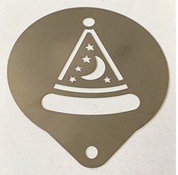 1 Pc Koffie Latte Cappuccino Barista Art Stencils Cake Stofdoek Sjablonen Koffie Gereedschap Accessoires Gusto Nespresso Zavarnik Dolce: 1L