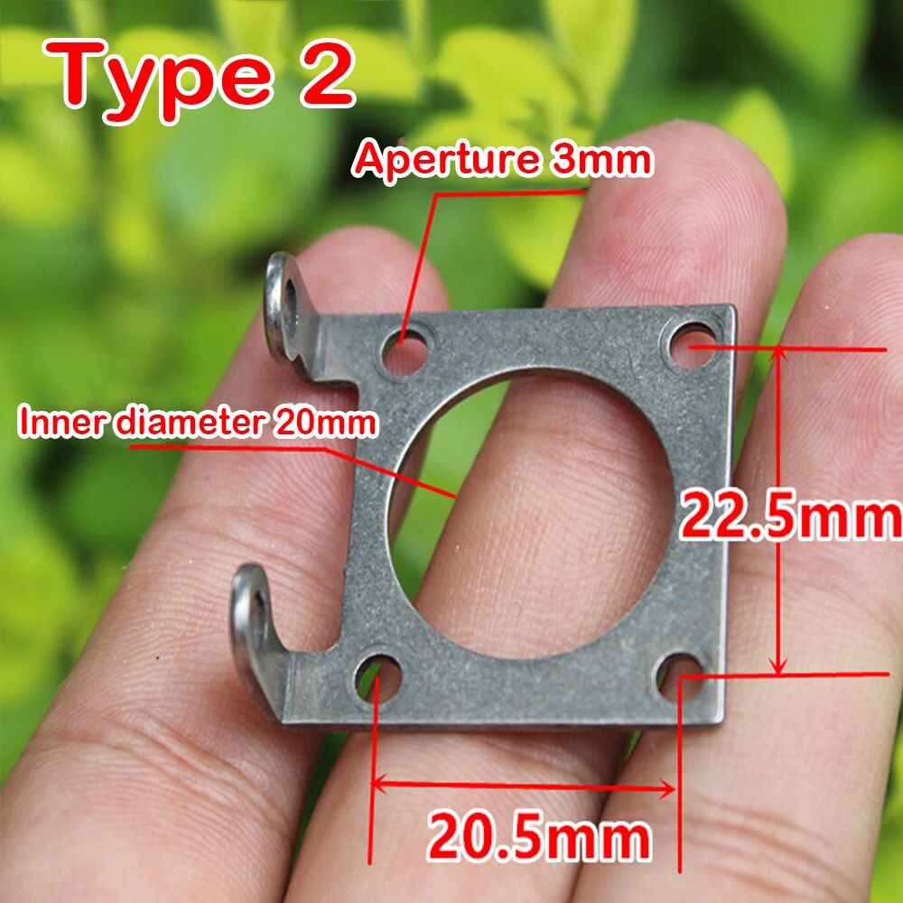 DC Motor Bracket Stainless Steel Steel Base Mount Fixed Mounting Base Machine Seat Support Bracket Seat DIY Motors Accessories