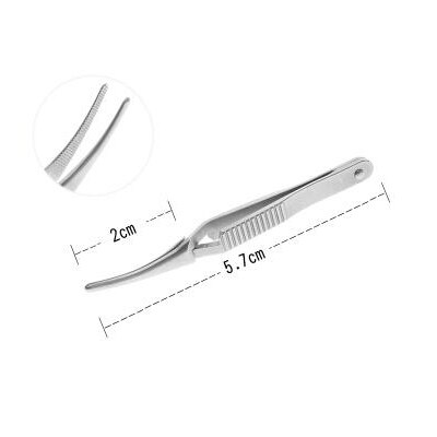 Arteriell venøs fastklemming av rustfritt stål mikro-enhet clip-down enhet midlertidig blokkerende klips hemostase arterie hemostat verktøy: 5.7