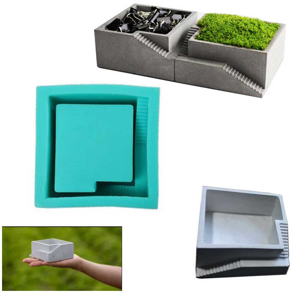 Molds for Concrete Flower pot ,Cement Molds Succulent Plants Pot Mold Concrete Planters Molds