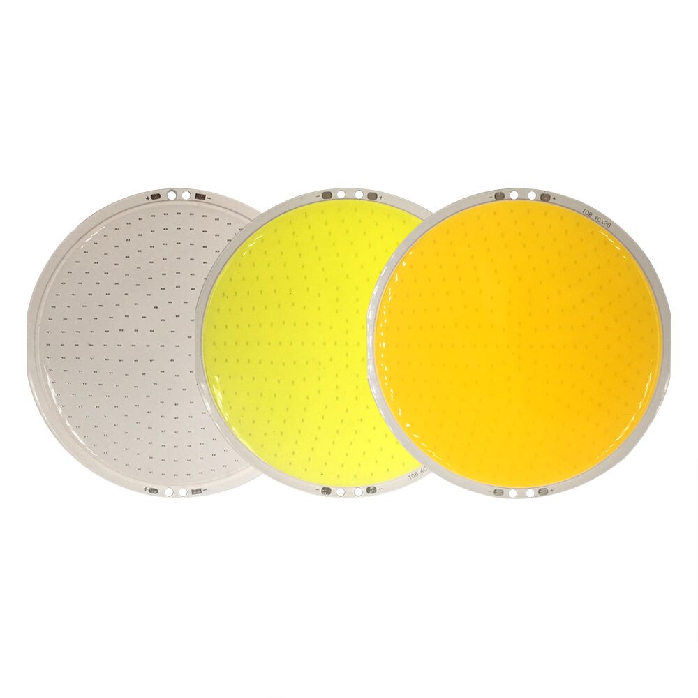 108mm runde panel led-lampe 12v dc cob lys 50w 6000lm med fjernkontroll dimmer 5.9in diameter led-pære for dekorbelysning