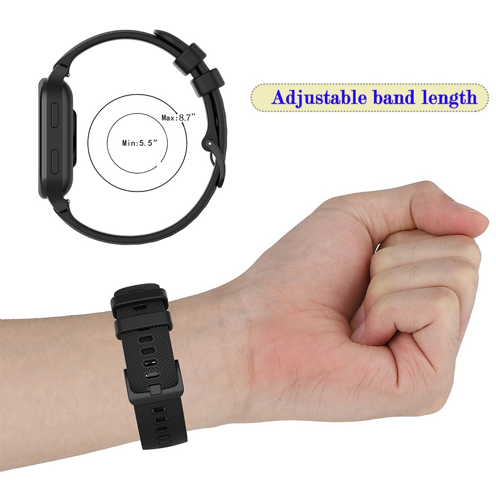 Horloge Wrist Band Voor Garmin Venu Sq 2 Plus Smart Polsband Voor Garmin Vivomove Sport/Venu/Vivoactive3 siliconen Armband Riem