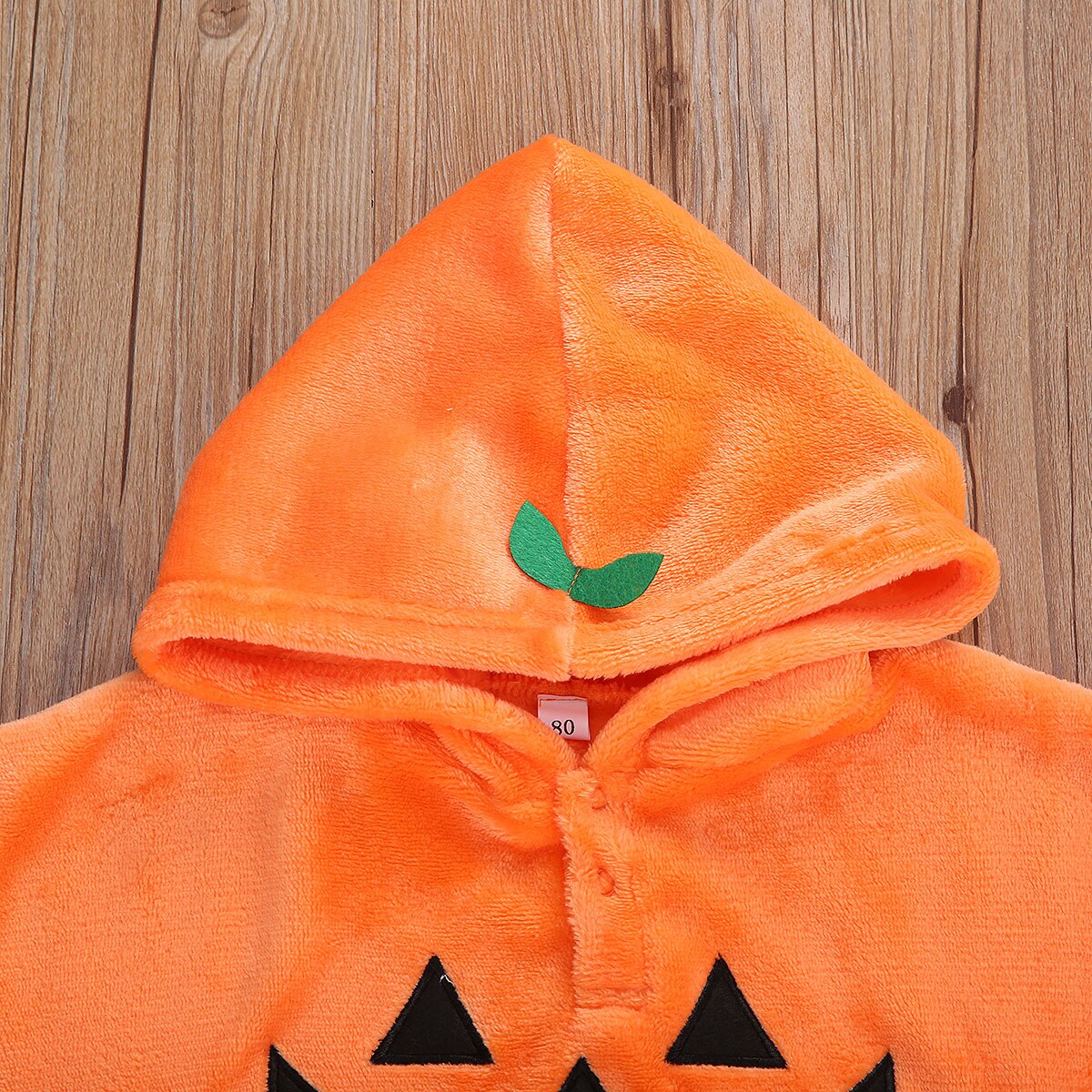 Kleinkind Kinder Baby Mädchen Jungen Halloween Kostüm Kleinkind Baby komisch Geister Muster mit Kapuze Vlies Mantel Kap Mantel