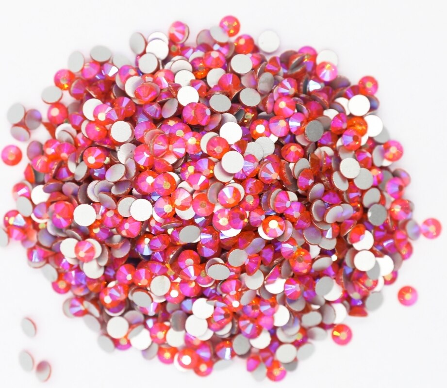 Hyacinth Ab SS3 ~ SS30 Niet Hotfix Strass Стразы Plaksteen Glas Stone Nail Rhinestones Diamant Voor Diy Nail Decorations