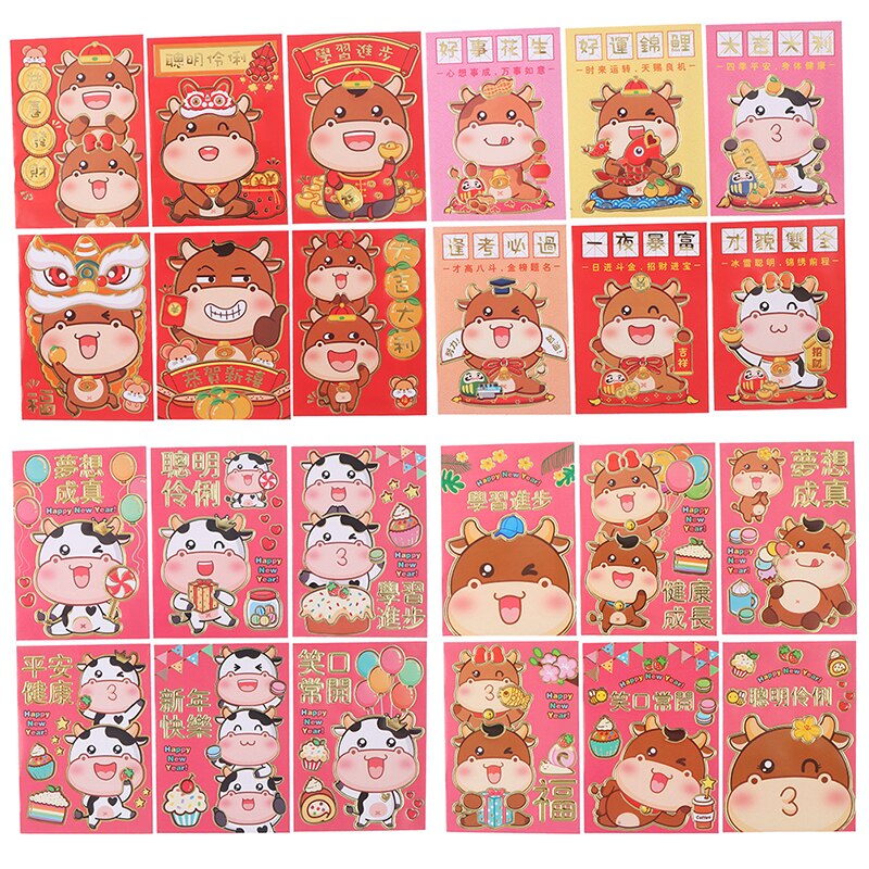 Lucky Chinese Red Envelopes, Year Lucky Pockets Chinese Red Packet Packaging For Chinese Year And Party Box