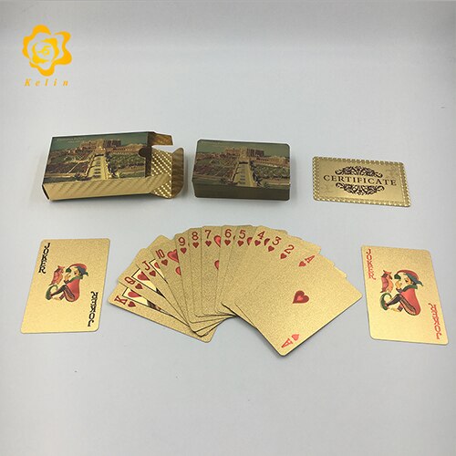 Dubai Building and scenery image silver Foil Plated Cards Waterproof Playing Card Limited Edition Collection: Dubai12