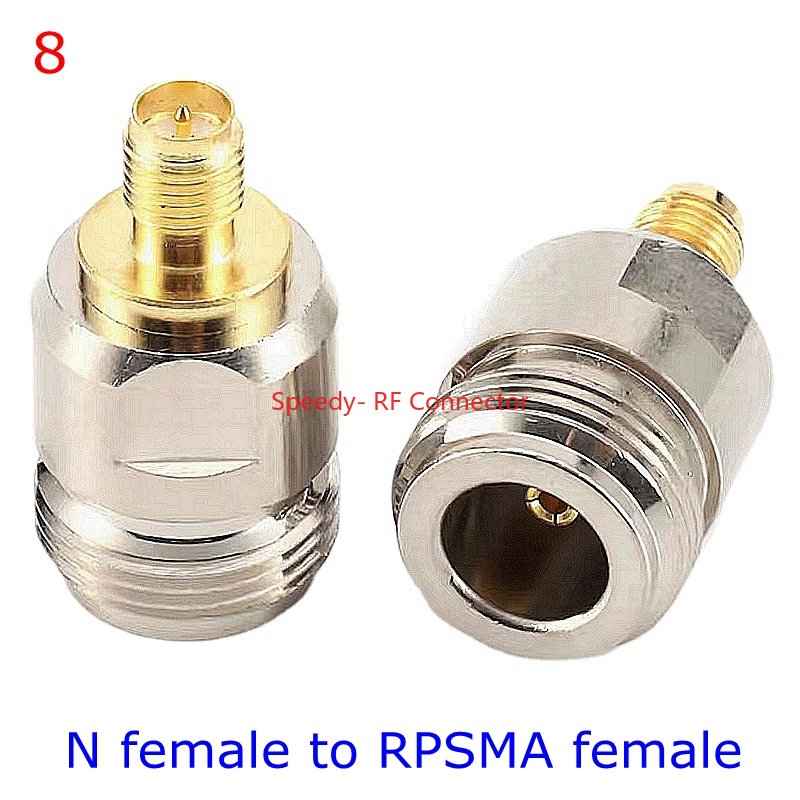 Conector recto de brida de 4 orificios L16 N a SMA macho hembra L16 tipo N a brida RPSMA mamparo con tuerca de junta tórica adaptador a prueba de agua: Naranja