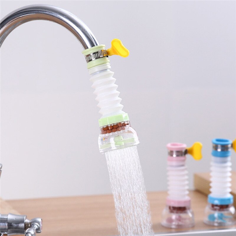 Faucet Filter Multifunctional Household Retractable Tap Water Filter Tool Kitchen Bathroom Faucet Accessories