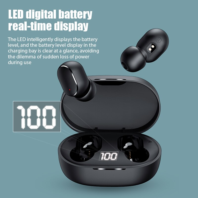 Fone Bluetooth Wireless Earbuds For Xiaomi Redmi Noise Cancelling Headsets With Microphone Handsfree Headphones